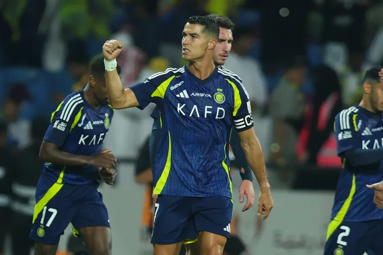 Cristiano Ronaldo at the ground